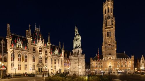 Belfort - Proviciaal Hof - Standbeeld - Burg - Stadhuis (BE)